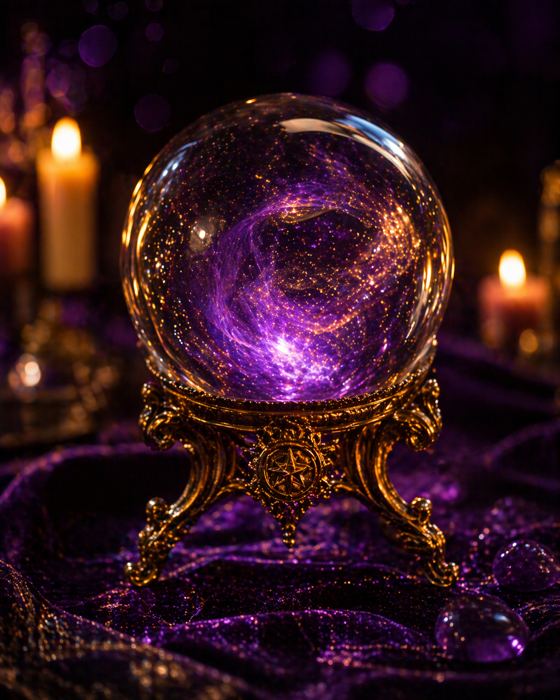 Boule de cristal en quartz